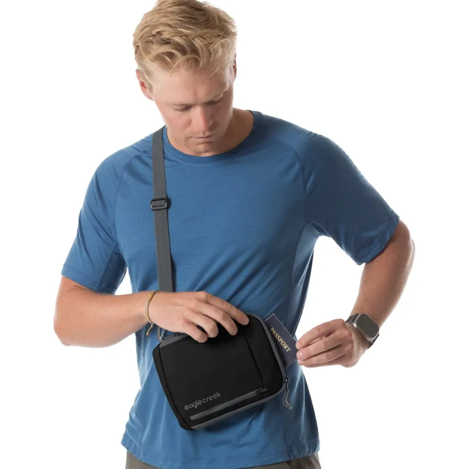 Messenger Bags En Schoudertassen < Eagle Creek Stash RFID Schoudertas - zwart