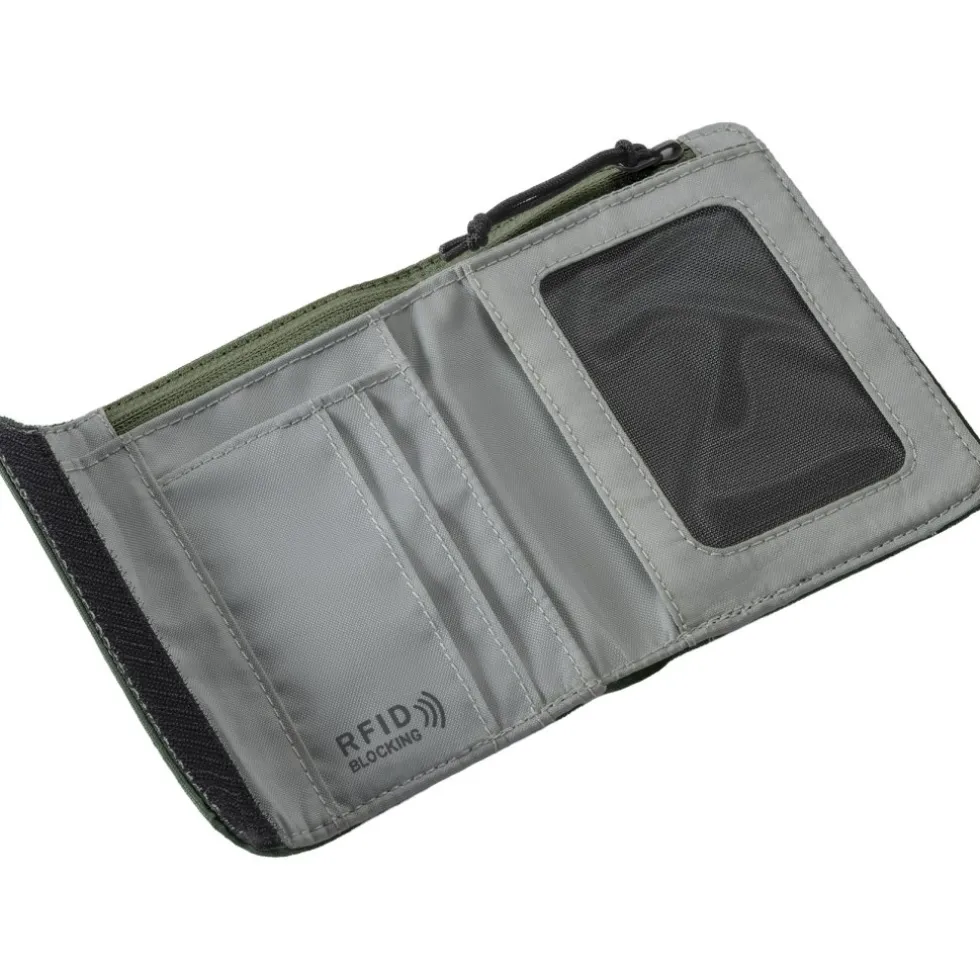 Eagle Creek Stash RFID Tri-Fold portemonnee - grass green