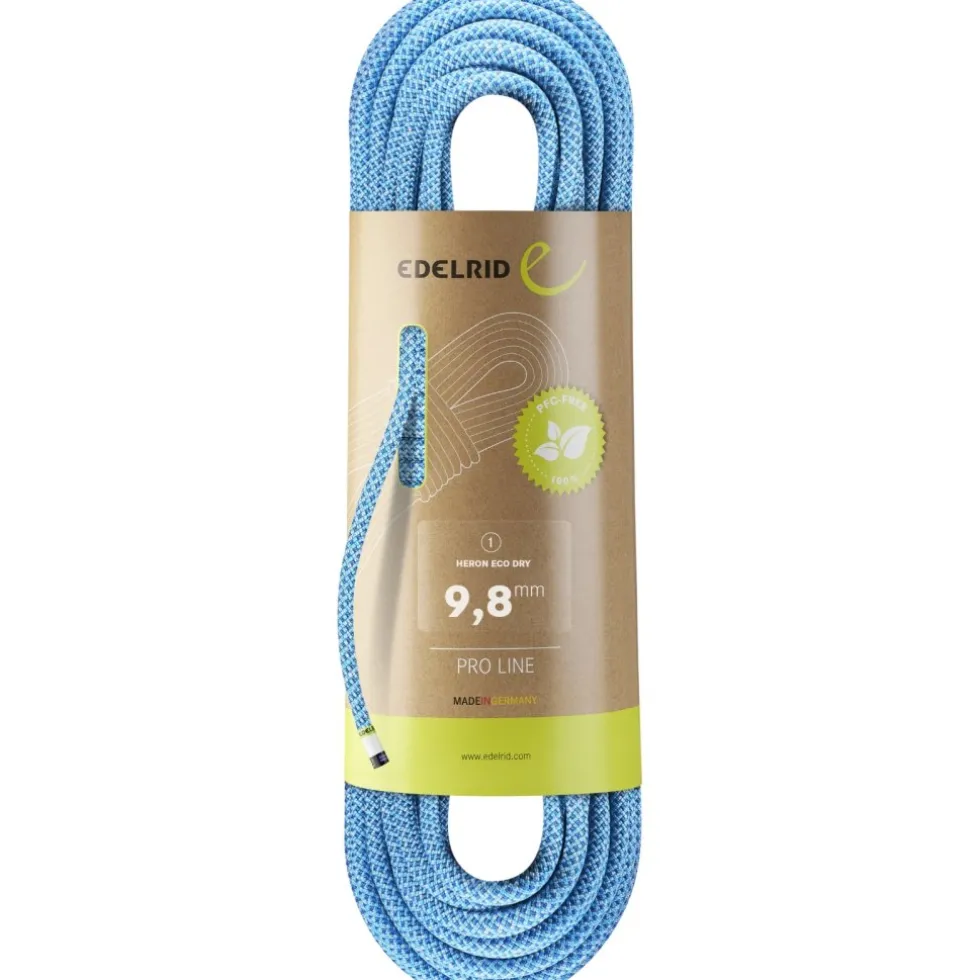Edelrid Heron Eco Dry 9,8mm Touw - 70m - icemint