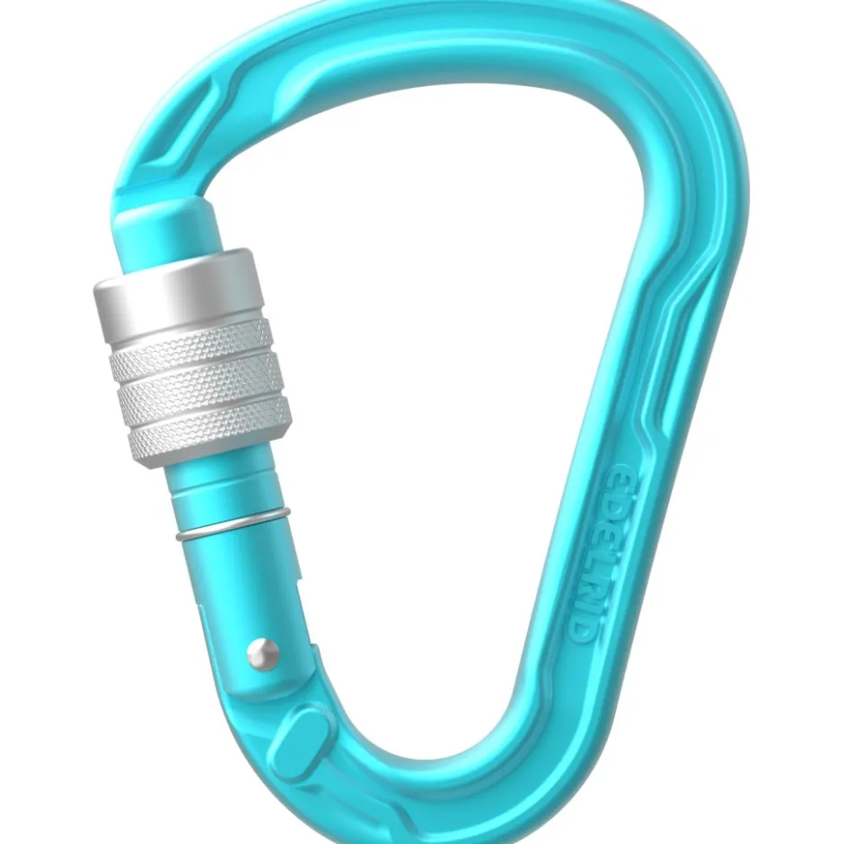 Karabijnhaken < Edelrid HMS Strike Screw II Carabiner - icemint