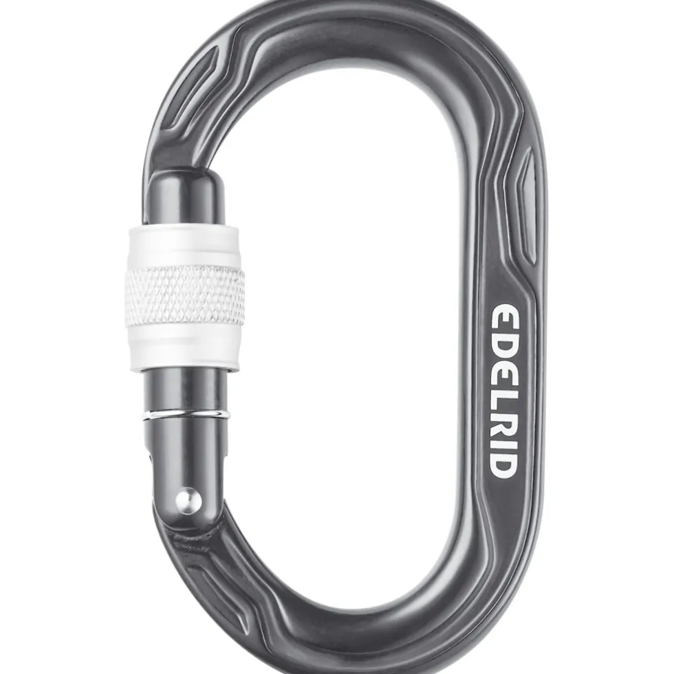Edelrid Kiwi Screw Carabiner - anthracite