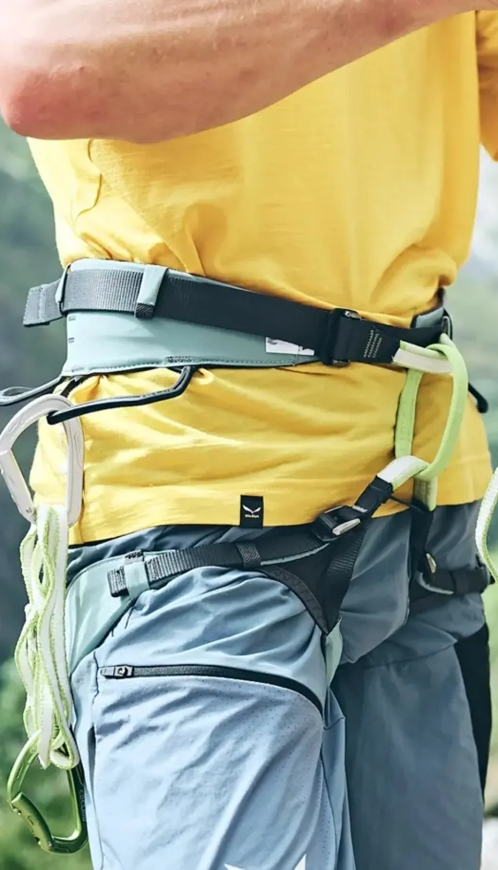 Edelrid Sendero Klimgordel Heren - mineral blue