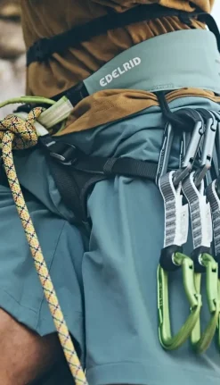 Edelrid Sendero Klimgordel Heren - mineral blue