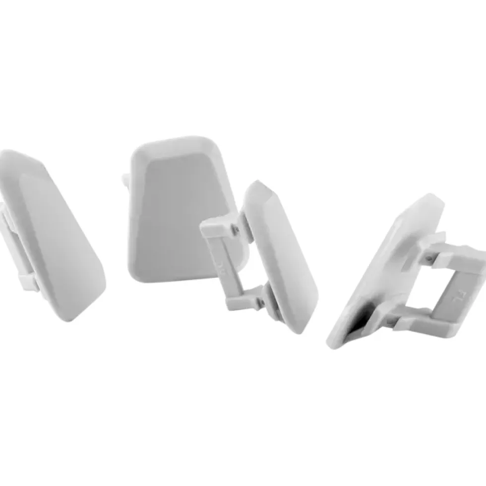 Edelrid Spare Helmet Headlamp Clip Set Shield vervangende clips - grey