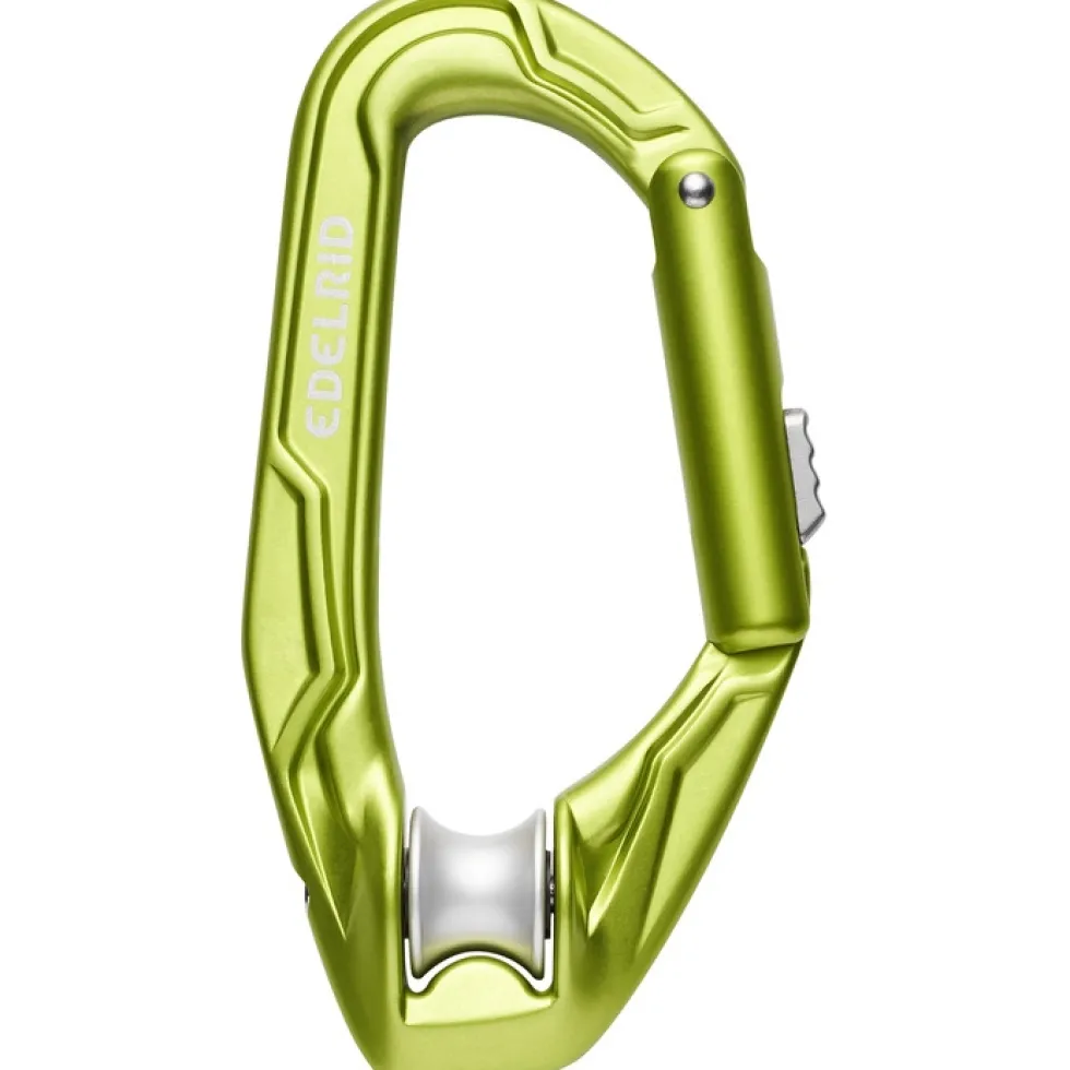 Edelrid Axiom Slider Carabiner with integrated Pulley - oasis