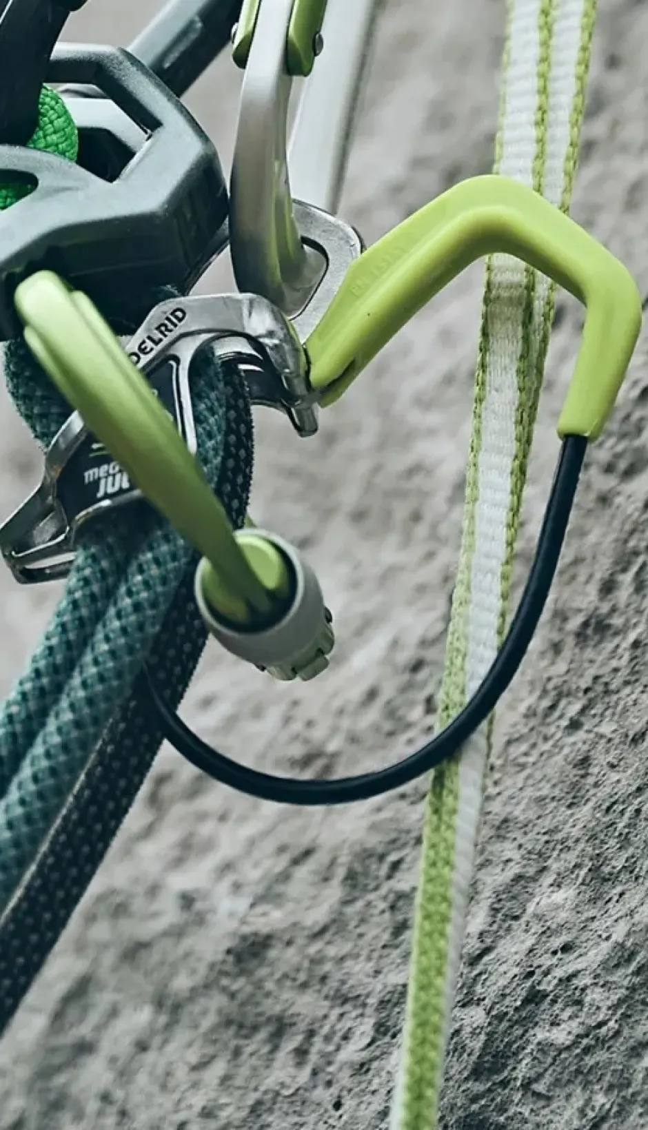 Zekerings- En Afdaalapparaten < Edelrid Mega Jul Zekeringsapparaat - slate
