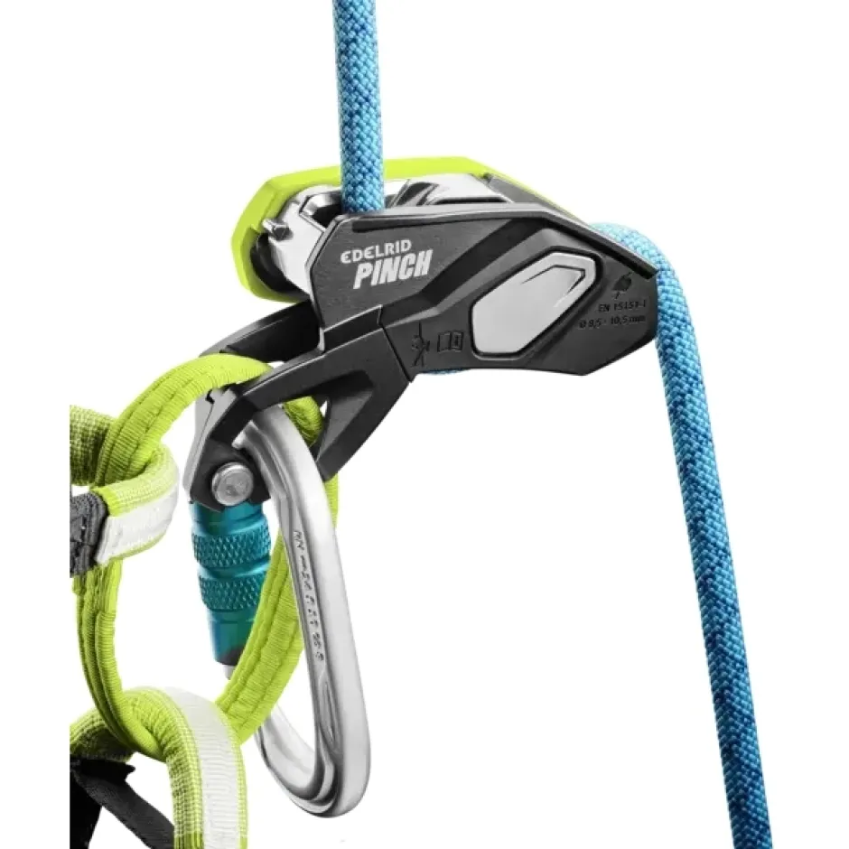 Zekerings- En Afdaalapparaten < Edelrid Pinch Zekeringsapparaat - anthracite-oasis