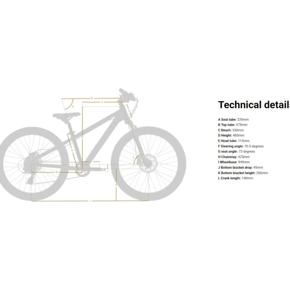 Eightshot COADY 24 SL DISC - 24" Kinder Mountainbike - 2026 - sand
