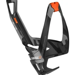 Bidonhouders < Elite Cannibal XC Bottle Cage - black / glossy orange