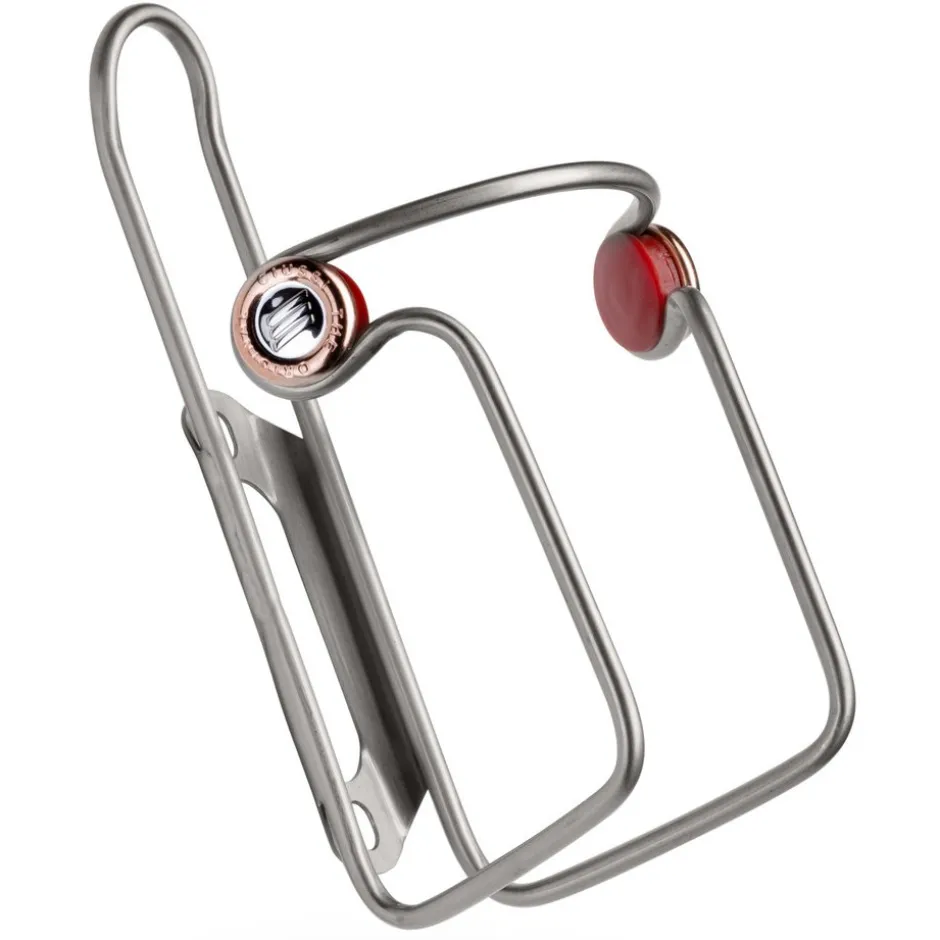 Bidonhouders < Elite Ciussi Inox Bottle Cage - silver