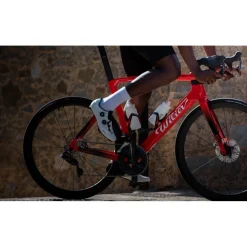 Elite Custom Race Plus Bottle Cage - glossy / black red