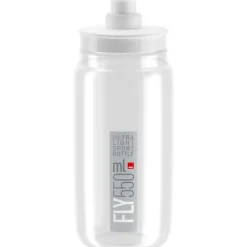 Elite Fly Fietsfles 550ml - clear/grey