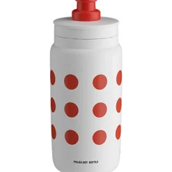 Elite Fly Sport-Waterfles - Tour de France™ 2025 Collection - 550ml - Red Polka Dot