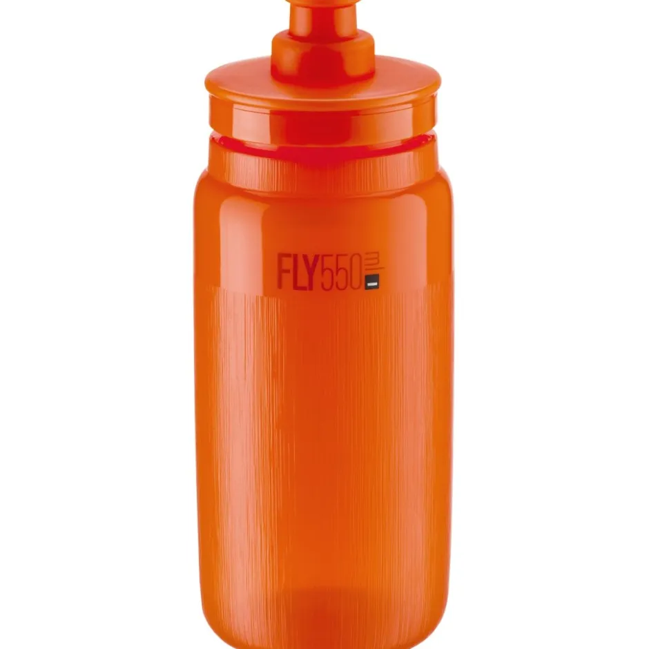 Bidons < Elite Fly Tex Fles 550ml - orange clear