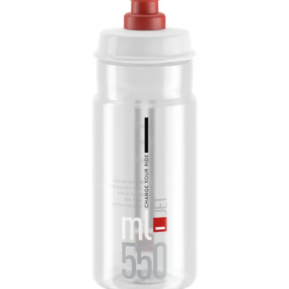 Elite Jet Bottle 550ml - clear/red