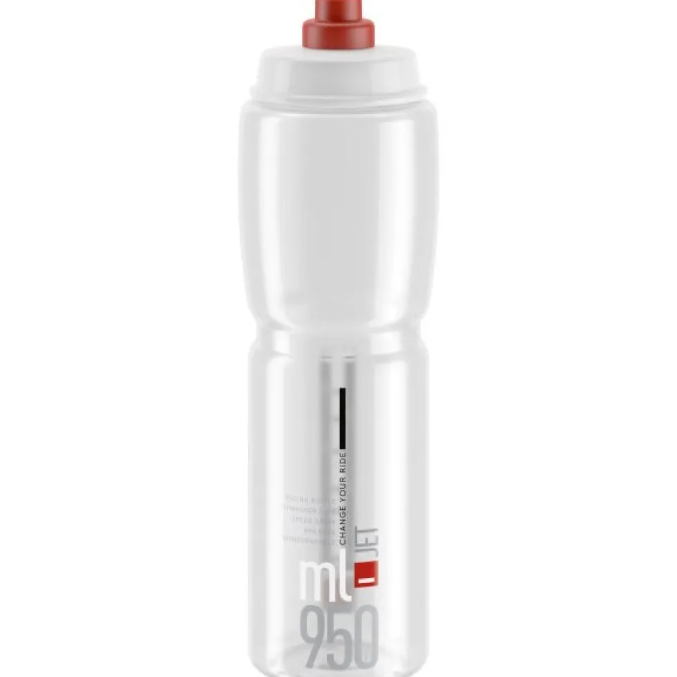 Elite Jet Bottle 950ml - clear/red