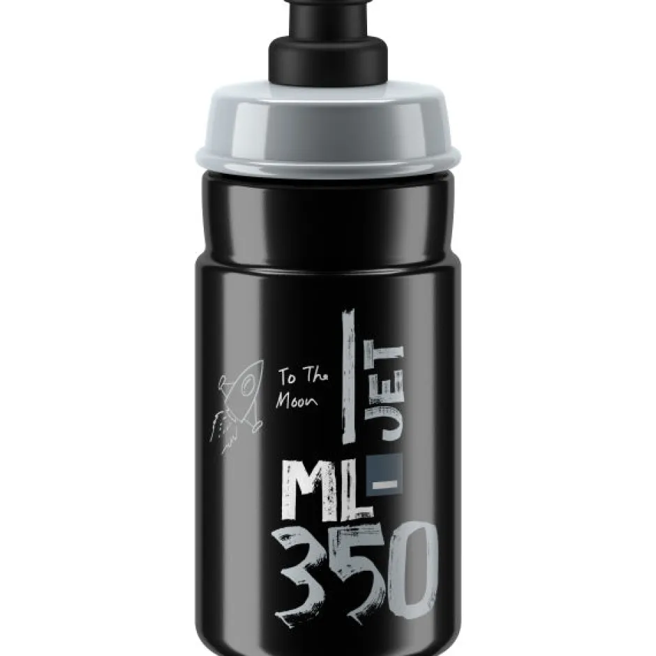 Bidons < Elite Jet Fietsfles - 350ml - zwart