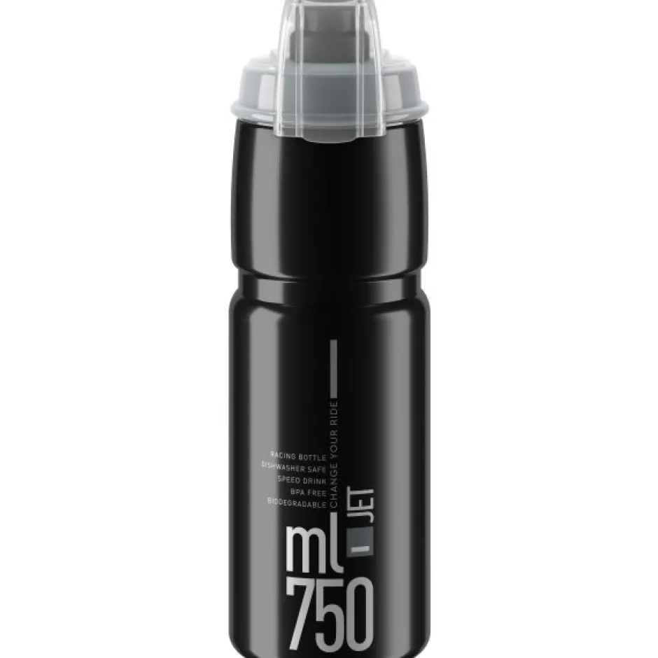 Bidons < Elite Jet Plus Bottle 750ml - black/grey