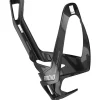 Elite Rocko Carbon Bottle Cage - black/ glossy white