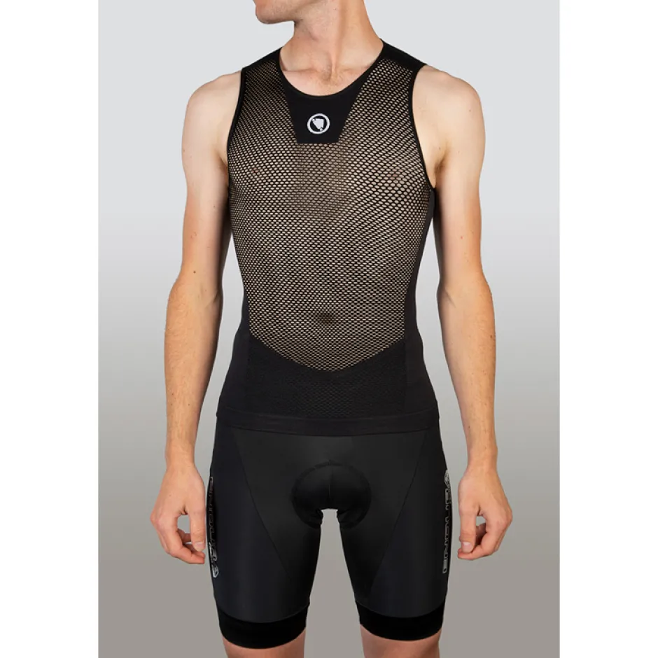 Ondershirts|Baselayers < Endura Fishnet II Hemd zonder Mouwen Heren - zwart