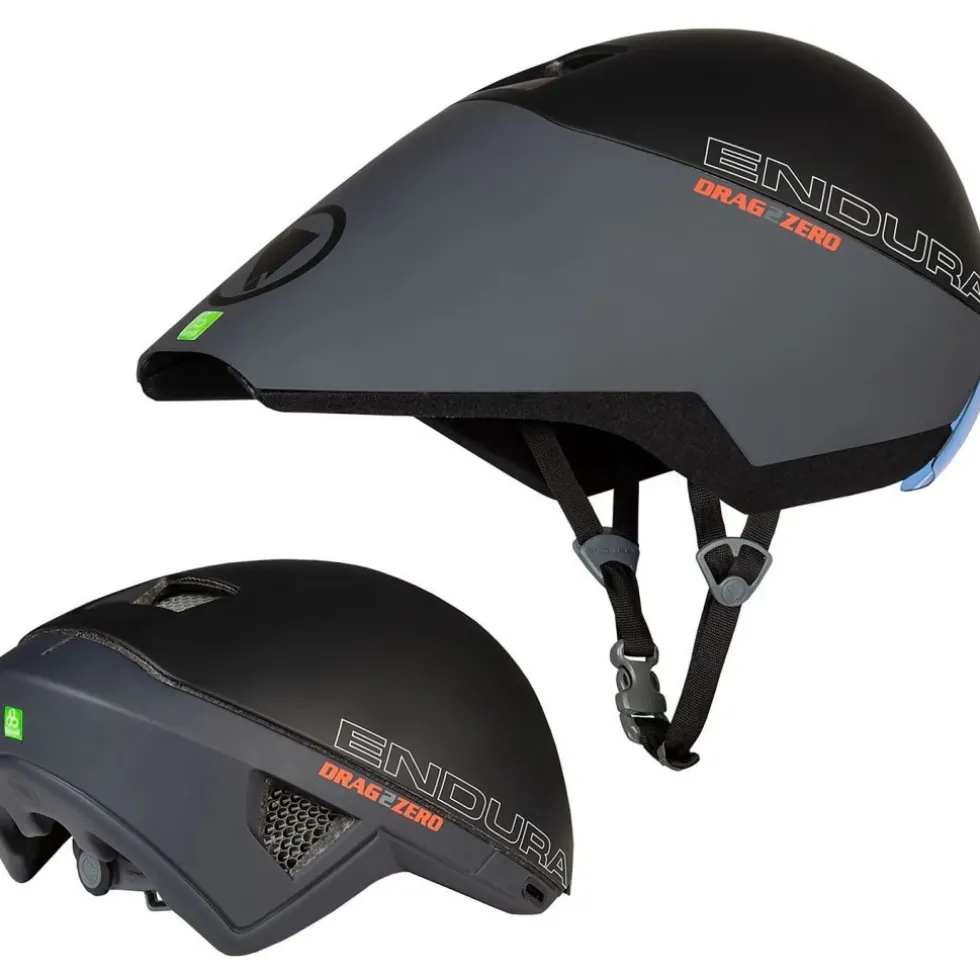 Endura Drag2Zero Aeroswitch Racefietshelm - zwart