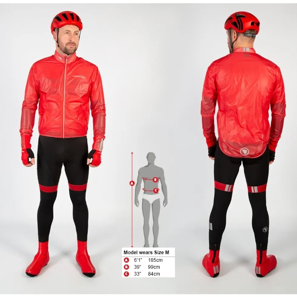 Endura FS260-Pro Adrenaline Race Cape II Jas Heren - hi-viz yellow
