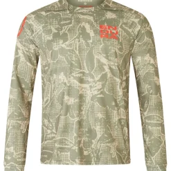 Mtb-Shirts < Endura Grid Fora td Printed Overhed et ange ouwen Heren - tweed green