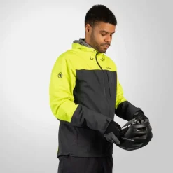 Endura Hummvee 3-in-1 Regenjas Heren - hi-viz yellow