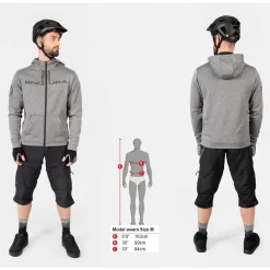 Endura Hummvee Jas met Capuchon - grijs