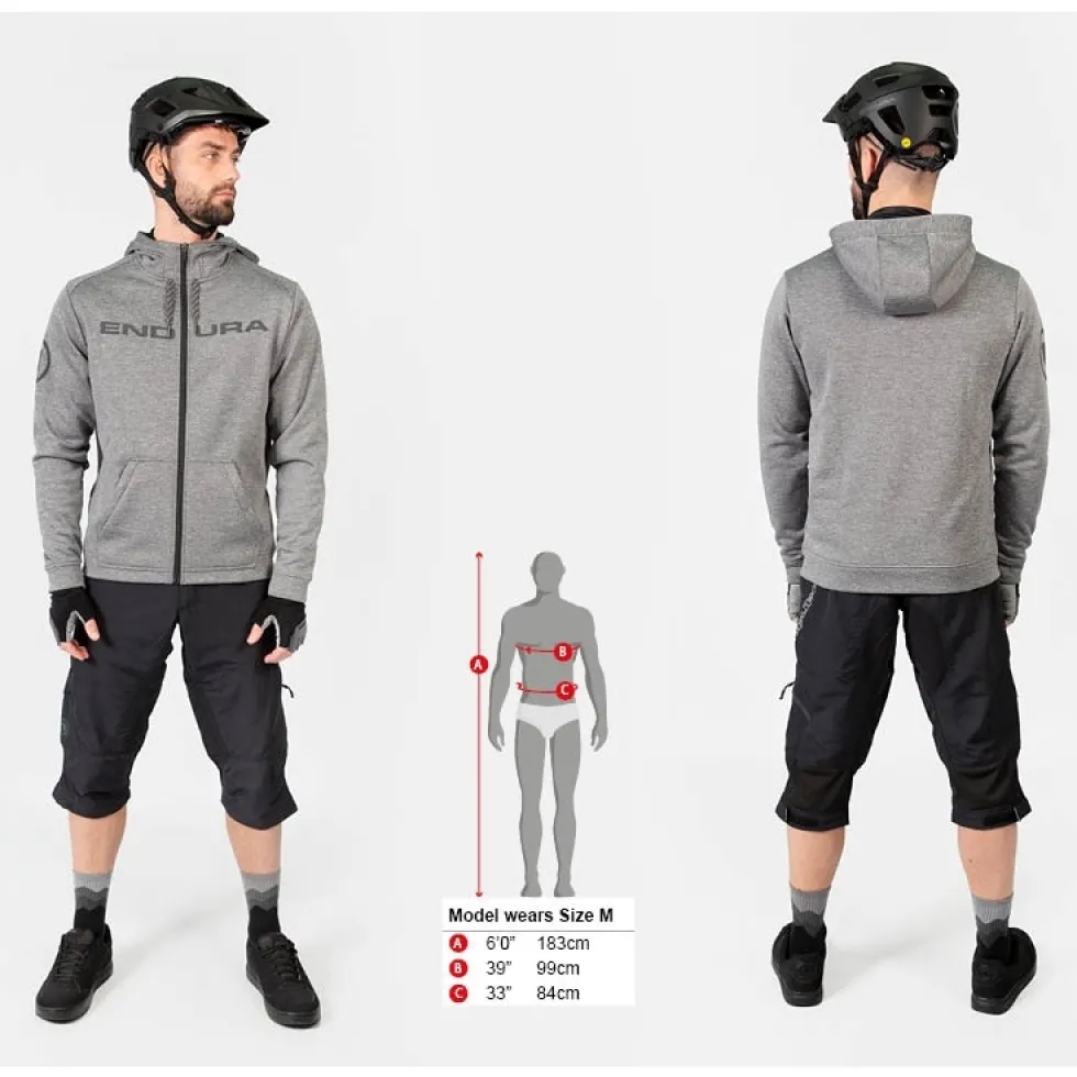 Endura Hummvee Jas met Capuchon - grijs