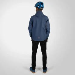 Endura Hummvee Regenjas met Capuchon Heren - ink blue