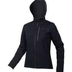 Endura Hummvee Waterdichte Jas met Capuchon Dames - zwart