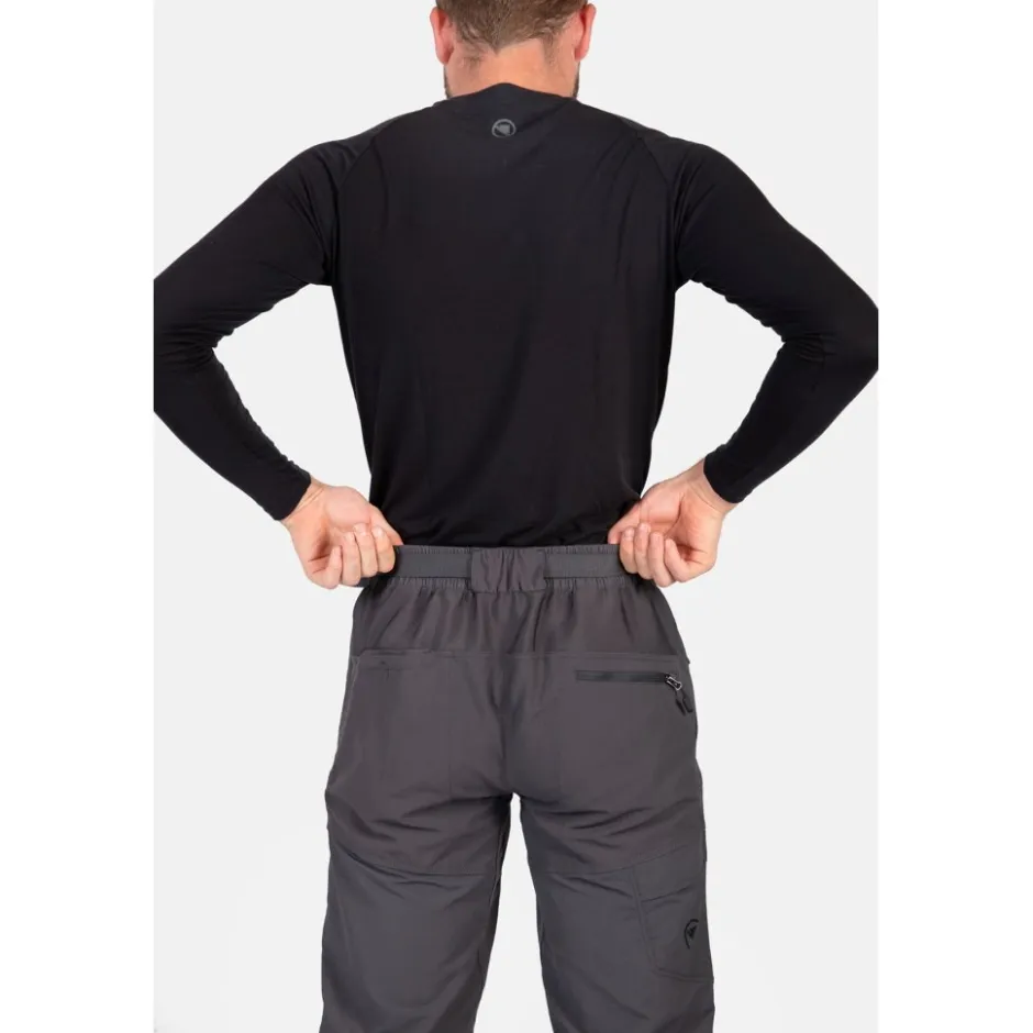 Mtb-Broeken < Endura Huvee Zip-off Broek Heren - zwart