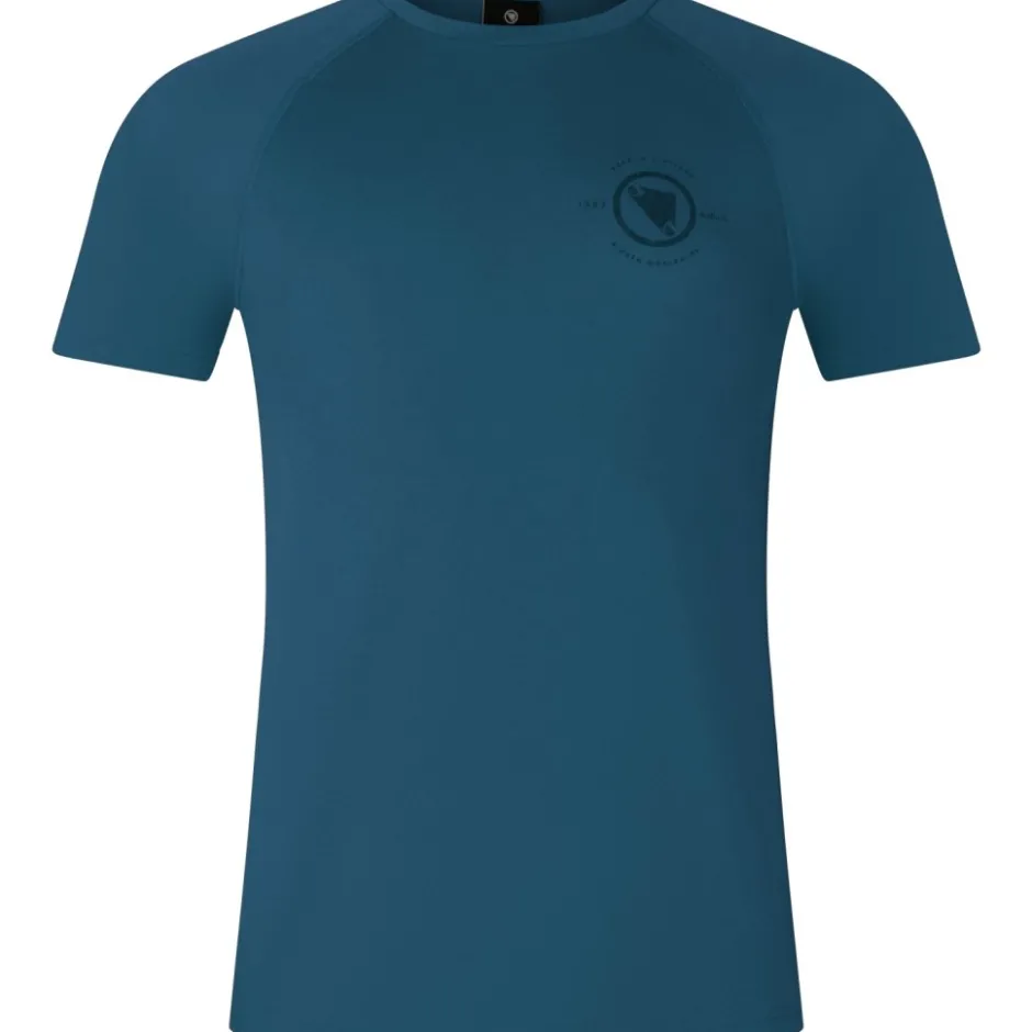 Mtb-Shirts < Endura Loop Tech Shirt et Korte ouwen Heren - barra blue