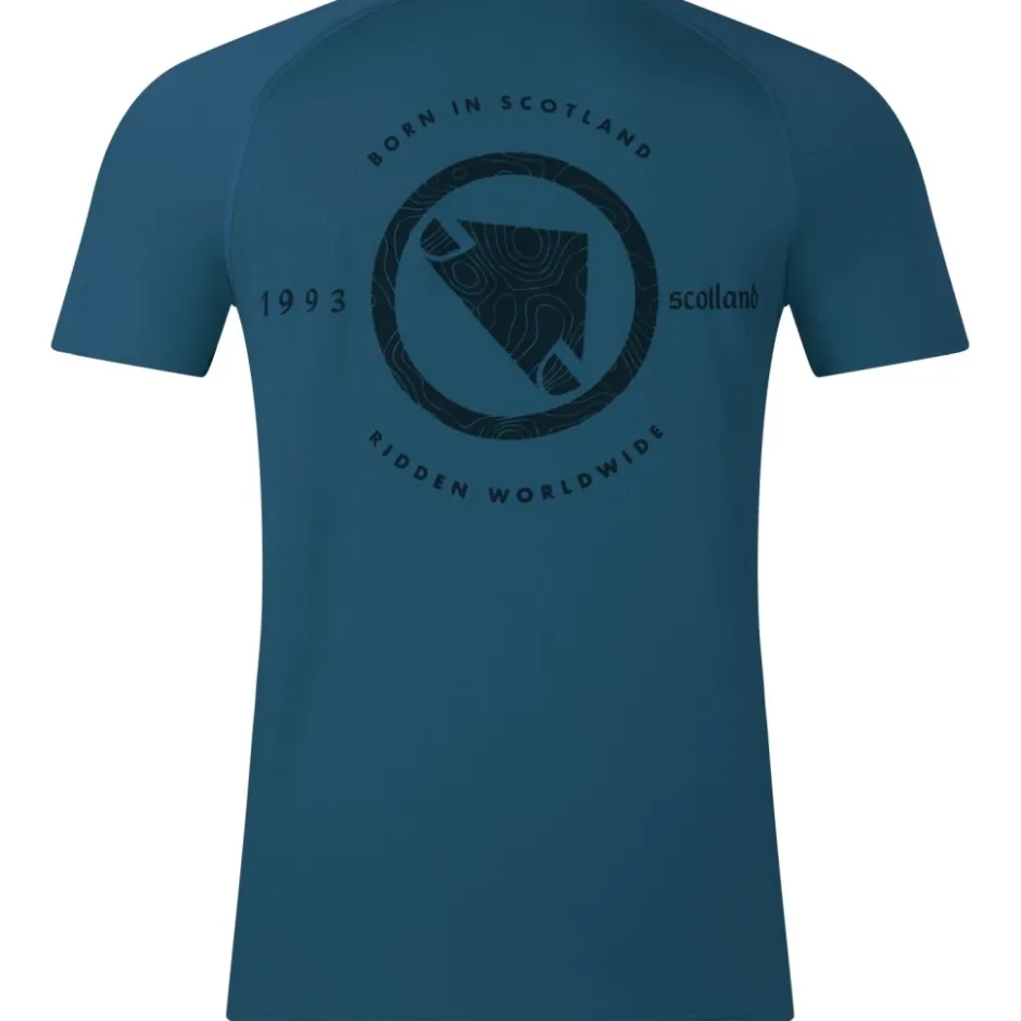Mtb-Shirts < Endura Loop Tech Shirt et Korte ouwen Heren - barra blue