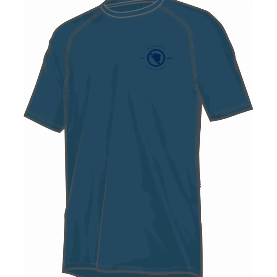 Mtb-Shirts < Endura Loop Tech Shirt et Korte ouwen Heren - barra blue