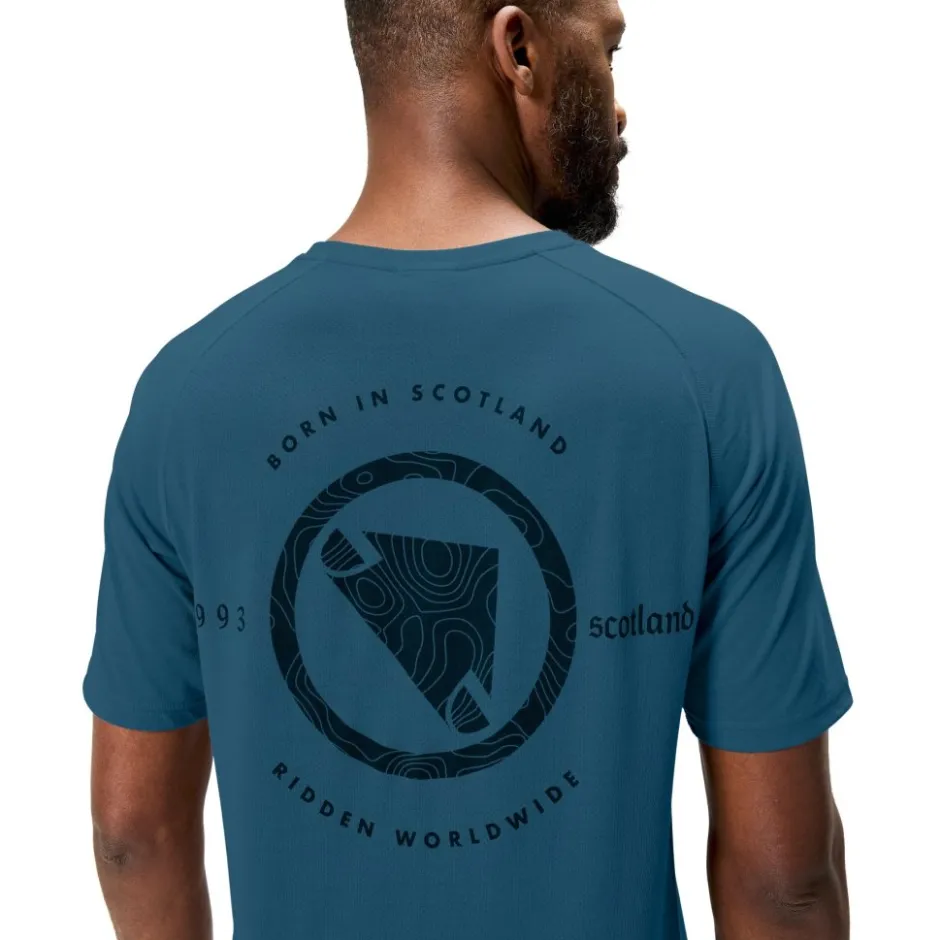 Mtb-Shirts < Endura Loop Tech Shirt et Korte ouwen Heren - barra blue