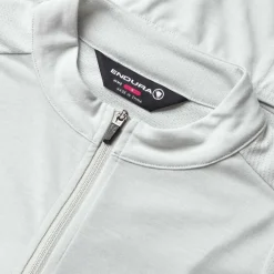 Endura Loop Zipped Fietsshirt met Korte Mouwen Dames - mains grey