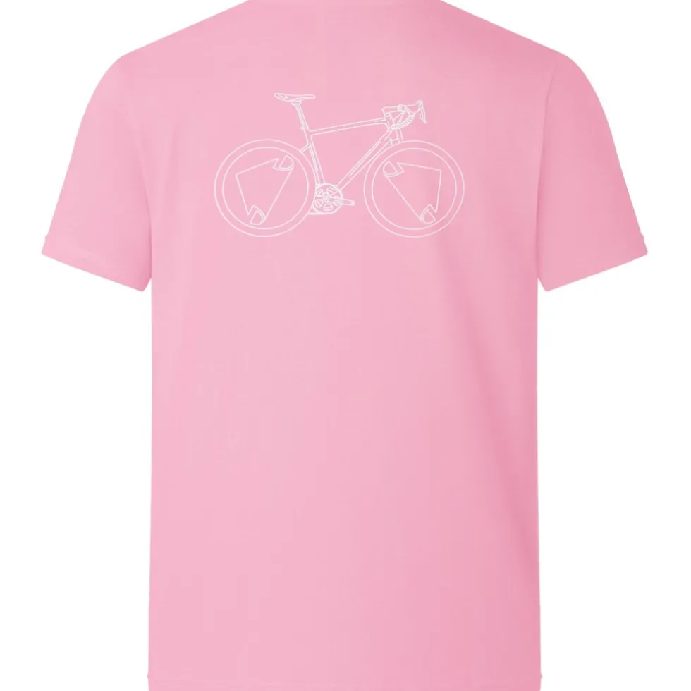 Endura Ltd Graphic Shirt Heren - Hertiage Icon - Pedal Power - pink thrift