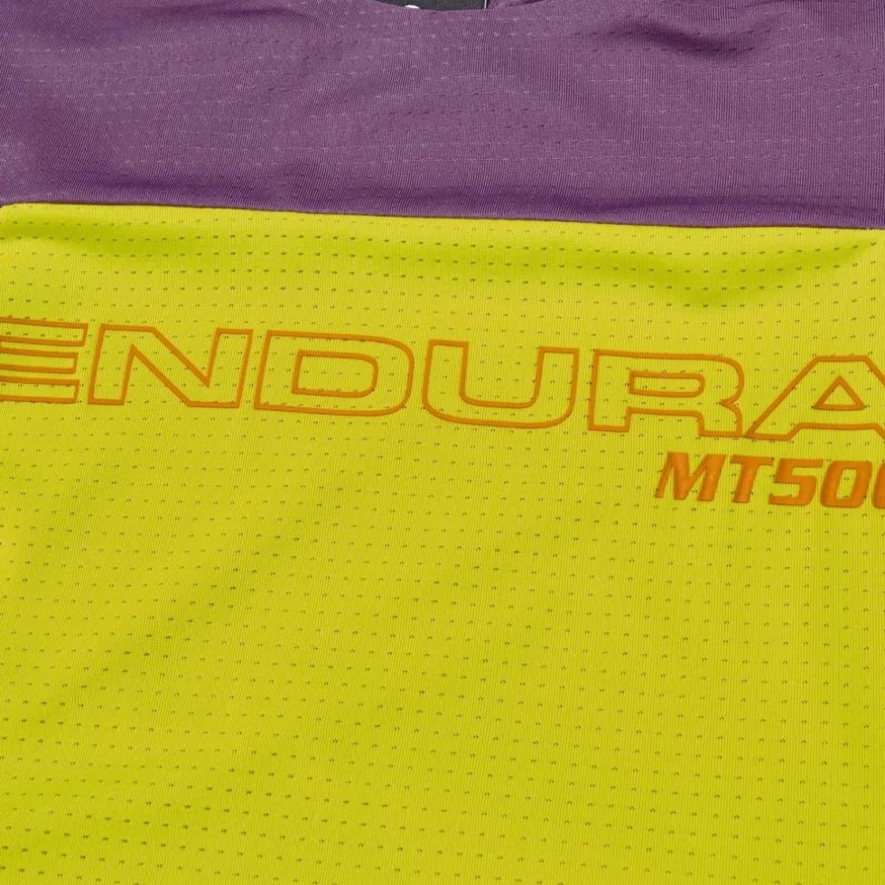 Endura MT500 Burner Fietsshirt met Lange Mouwen Kinder - end citrus