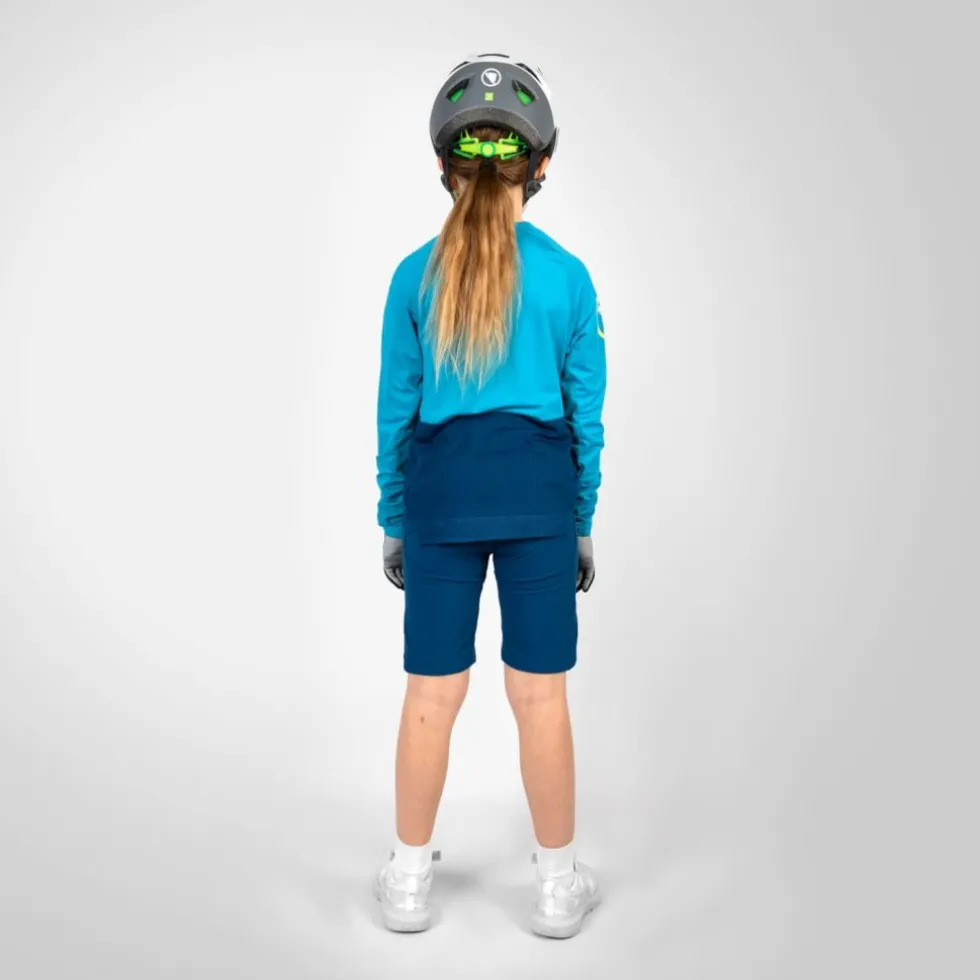 Endura MT500 Burner Fietsshirt met Lange Mouwen Kinder - zwart