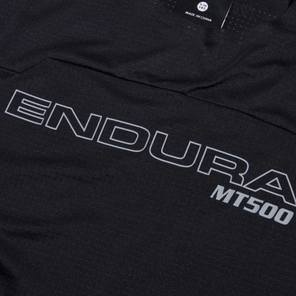 Endura MT500 Burner Fietsshirt met Lange Mouwen Kinder - zwart