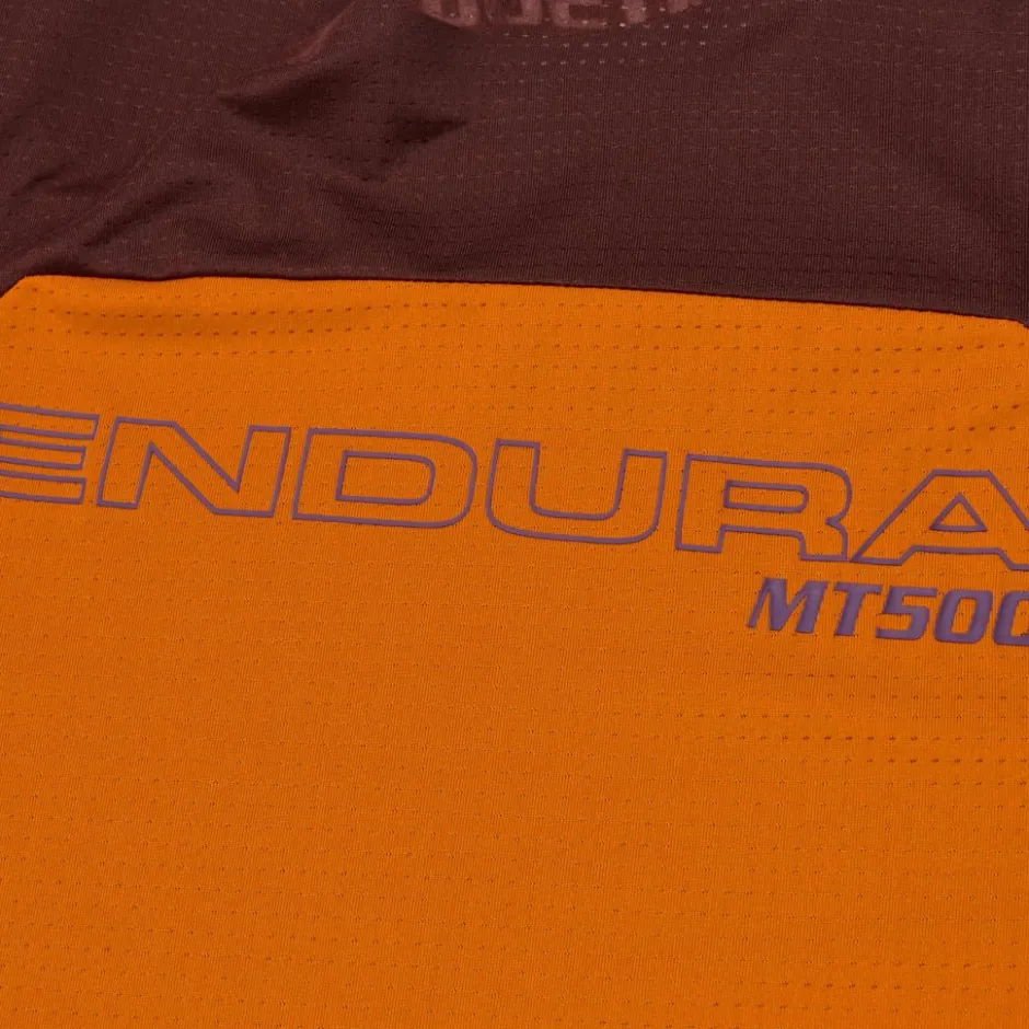 Shirts Kinderen < Endura MT500 Burner Fietsshirt met Lange Mouwen Kinder - end orange