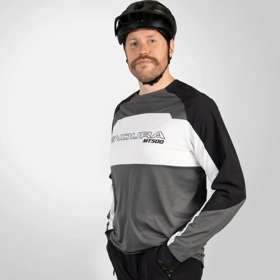 Endura MT500 Burner Lite Shirt met Lange Mouwen Heren - zwart