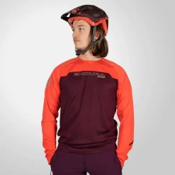 Endura MT500 Burner Shirt met Lange Mouwen Heren - zwart