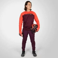Endura MT500 Burner Shirt met Lange Mouwen Heren - zwart