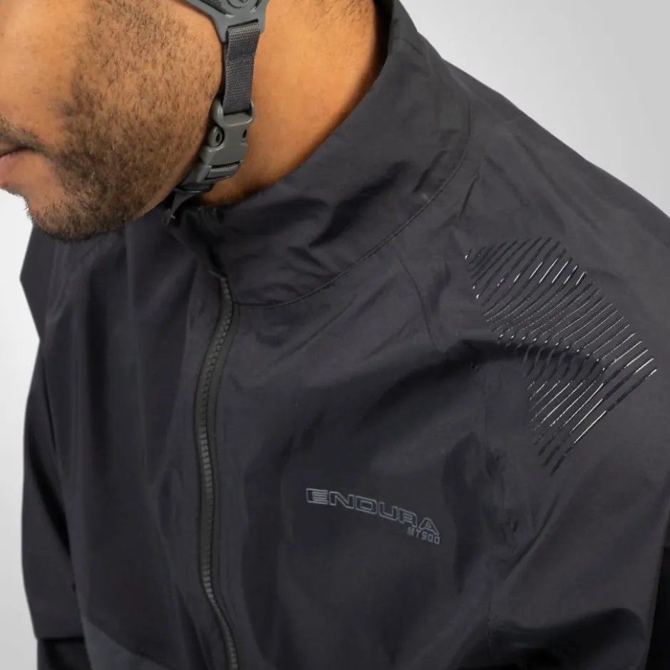 Regenjassen|Mtb-Jacks < Endura T500 ite Waterdichte Anorak Heren - zwart