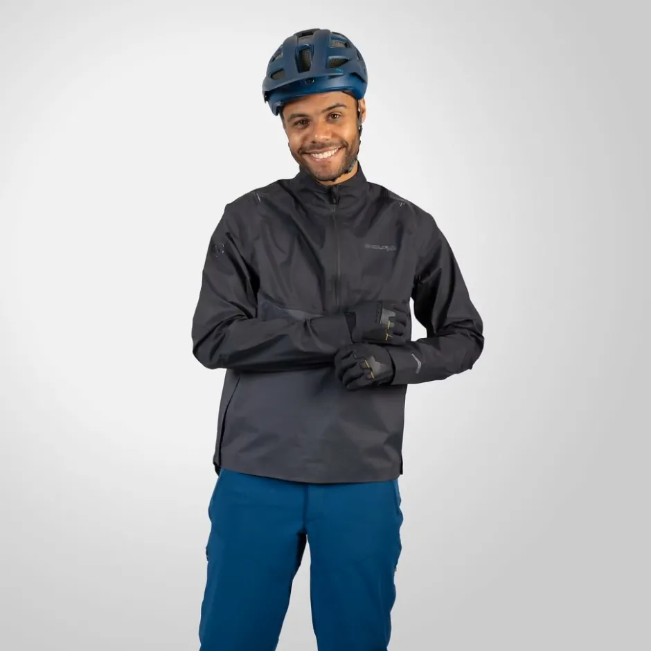 Regenjassen|Mtb-Jacks < Endura T500 ite Waterdichte Anorak Heren - zwart