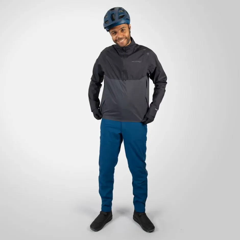 Regenjassen|Mtb-Jacks < Endura T500 ite Waterdichte Anorak Heren - zwart