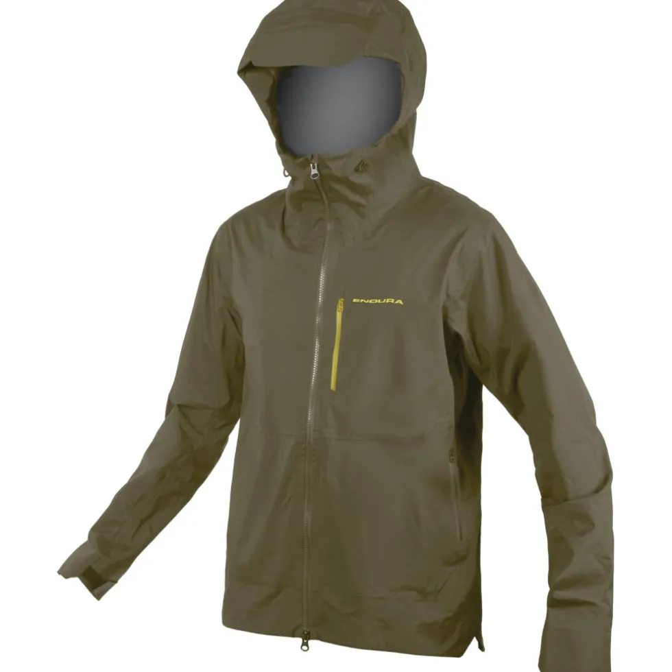 Endura MT500 Waterdichte Jas met Capuchon Heren - tweed green